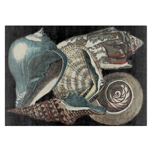 Seashell Anthology Cutting Board (Front)
