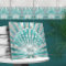 Seashell Art Deco -Aquamarine and Pearl