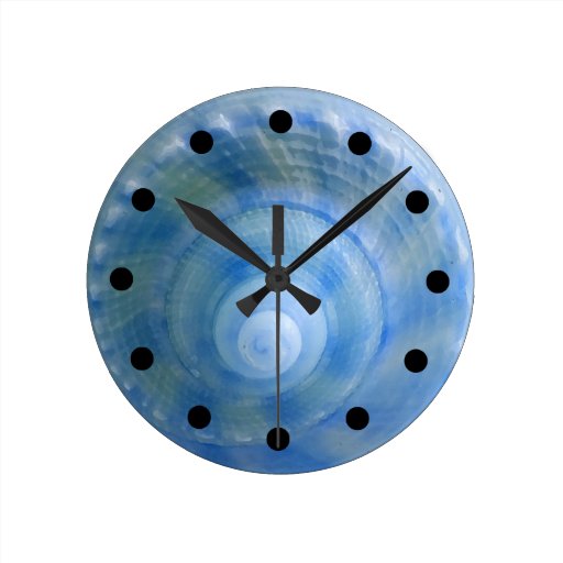 Image of Seashell Bath Set Wall Clock