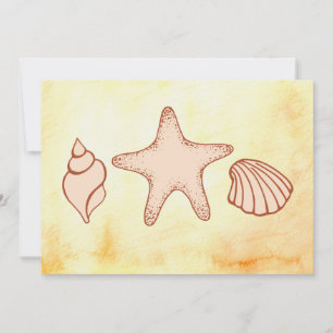 Seashell  Beach Invitations