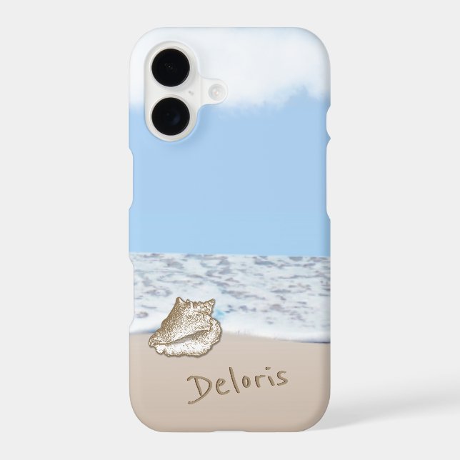 Seashell Beach Monogrammed (Back)