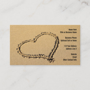 Seashell   Beach Paradise Travel Agent Business Card