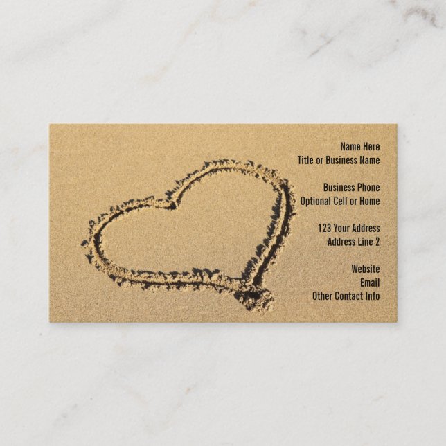 Seashell | Beach Paradise Travel Agent Business Card (Front)