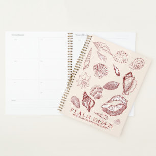 Seashell Bible Verse Planner