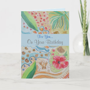 Seashell Birthday Greetings Card