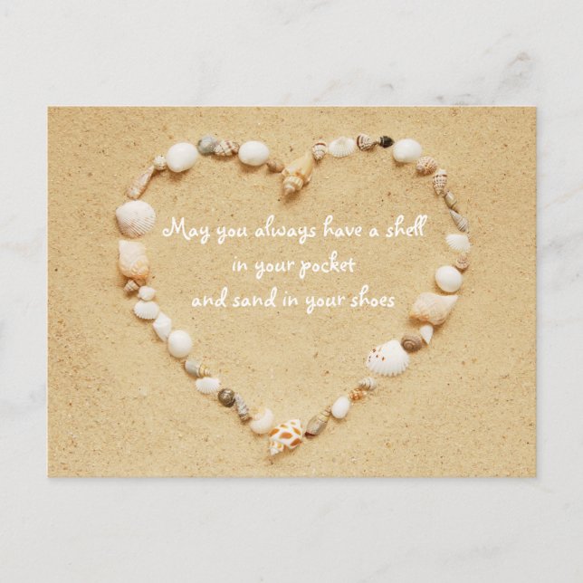 Seashell Blessings Postcard (Front)