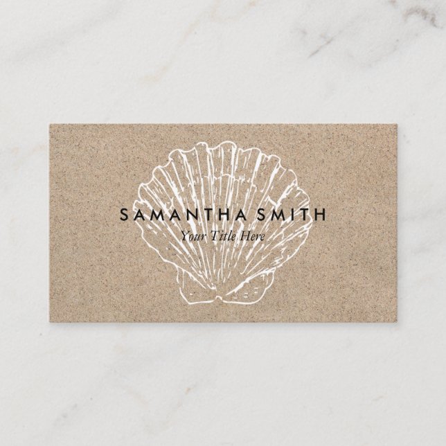 Seashell Business Card (Front)