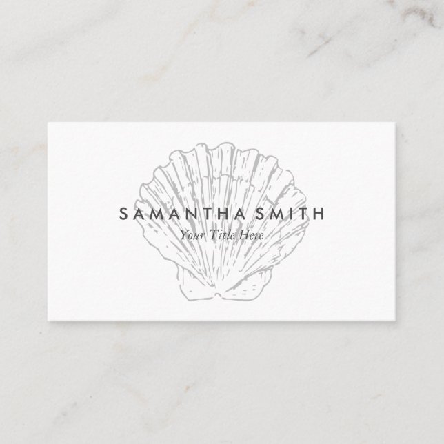 Seashell Business Card (Front)