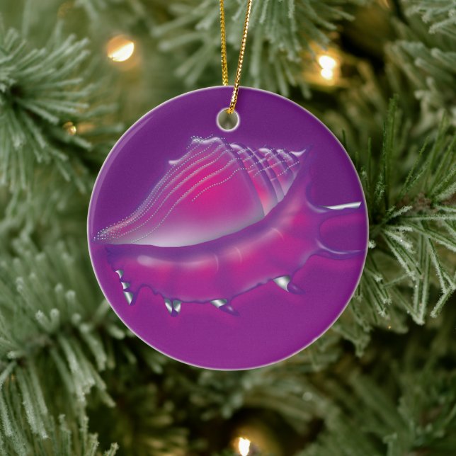 Seashell Ceramic Tree Decoration (Tree)