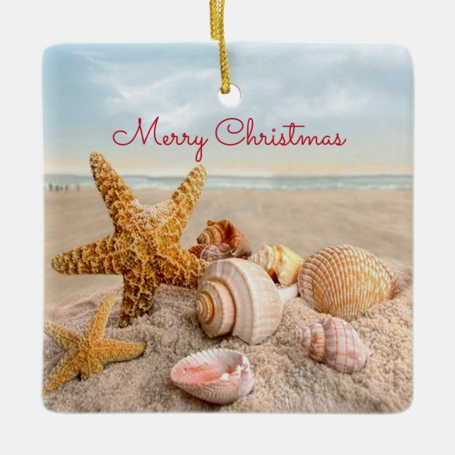 Seashell Christmas Ornament (Front)