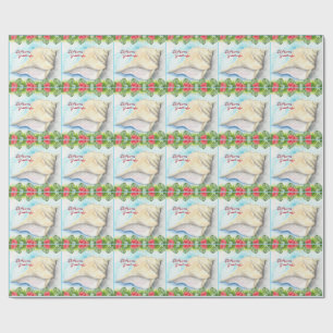 Seashell Christmas Wrapping Paper