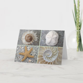 Seashell Collage Card