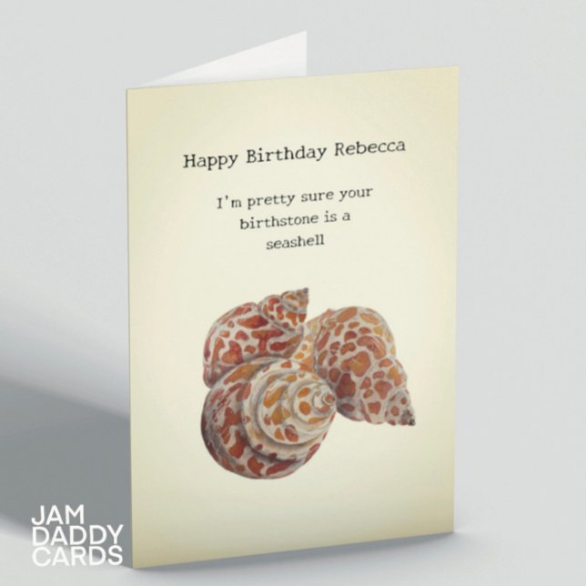 Seashell Collecters Birthday Card (Creator Uploaded)