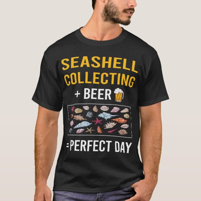 Seashell Collecting Seashells Sea Shell Shelling T-Shirt (Front)