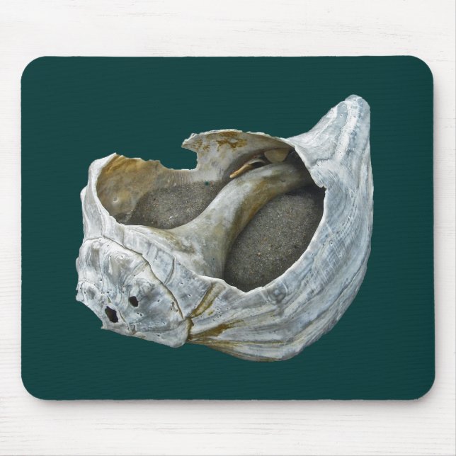 Seashell - Customise Choose your background colour Mouse Mat (Front)