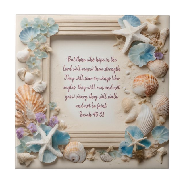 Seashell Dreams Frame  Tile (Front)