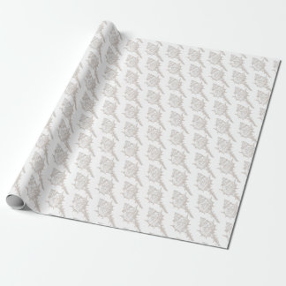 Seashell elegant pattern wrapping paper