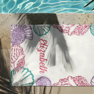 Seashell Girls Beach Towel