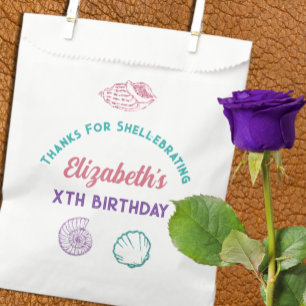 Seashell Girls Birthday Favour Bags