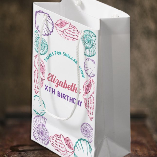 Seashell Girls Birthday Gift Bag (Creator Uploaded)