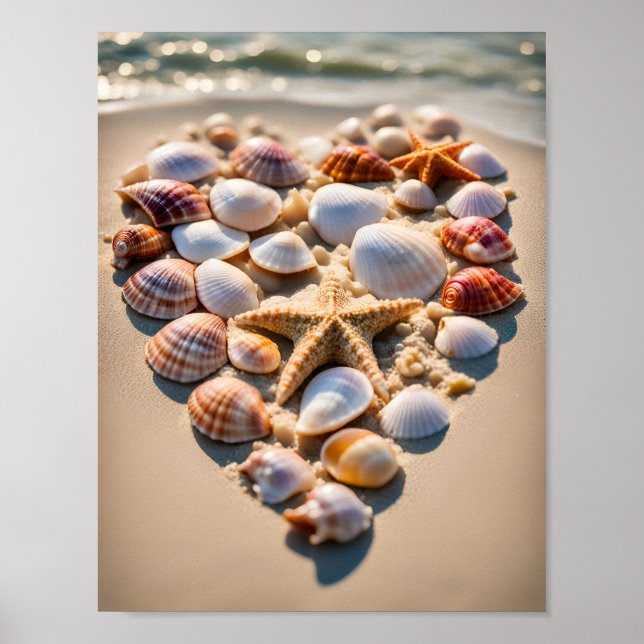 Seashell Heart  Poster (Front)