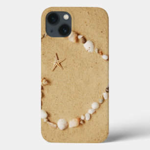 Seashell Heart with Starfish iPhone 13 Case
