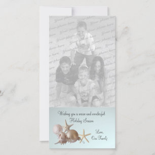 Seashell Holiday Greeting Card