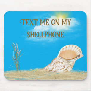 Seashell In Sand In Sunshine Mouse Mat
