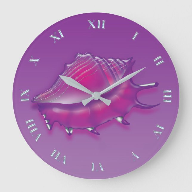Seashell Large Clock (Front)