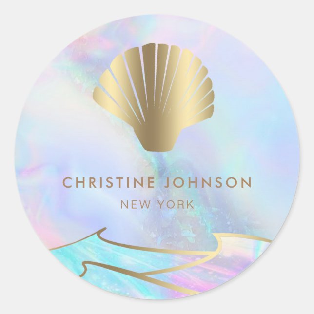 seashell logo Sticker (Front)