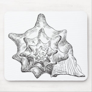 Seashell Mouse Mat