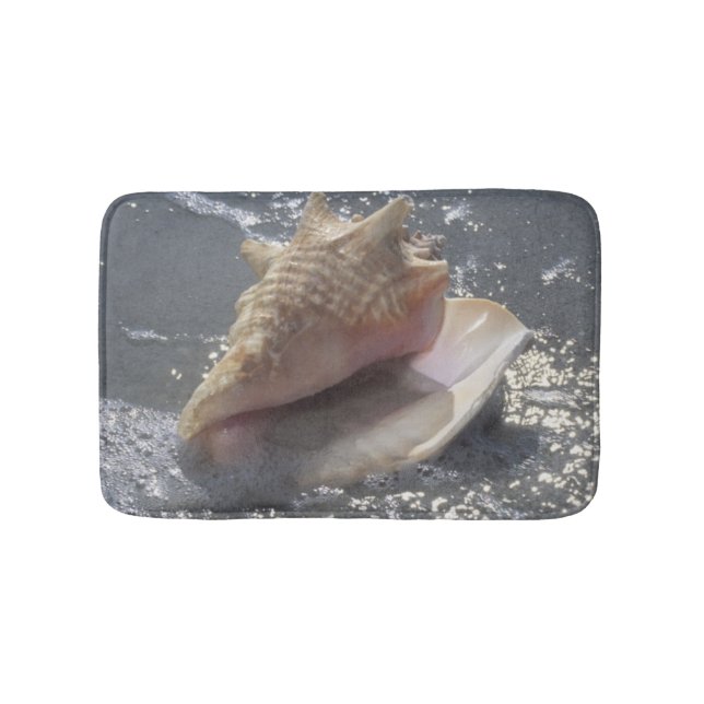Seashell On Beach | Sanibel Island, Florida Bath Mat (Front)