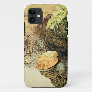 Seashell on Driftwood iPhone 11 Case