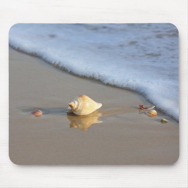 Seashell on the Beach Mouse Mat (Front)