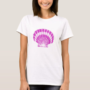 Seashell - orchid and white T-Shirt