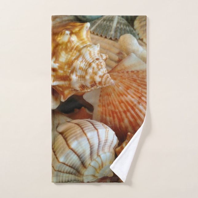 Seashell Pattern Hand Towel (Hand Towel)