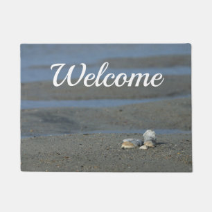Seashell Pile Welcome Doormat