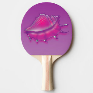 Seashell Ping Pong Paddle