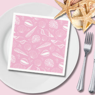 Seashell pink napkin