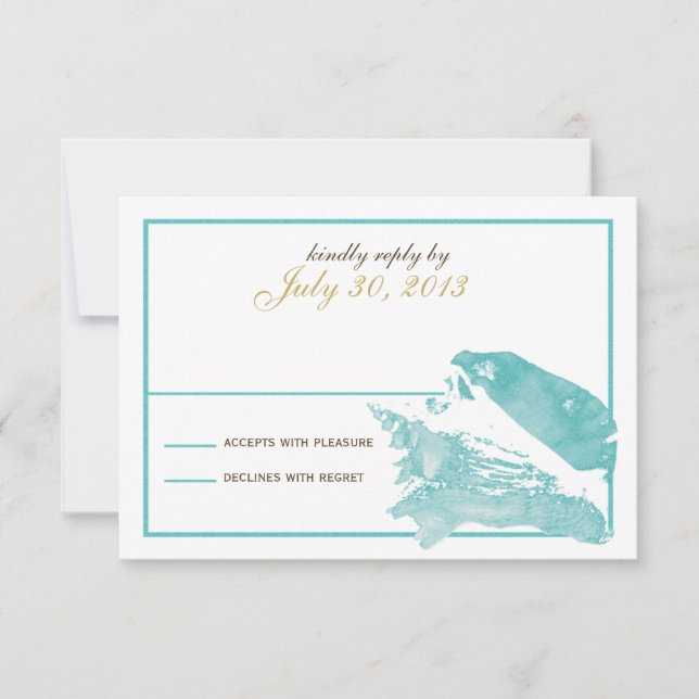 Seashell Response Card (Front)