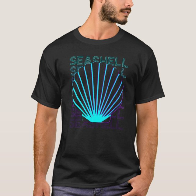 Seashell Retro T-Shirt (Front)