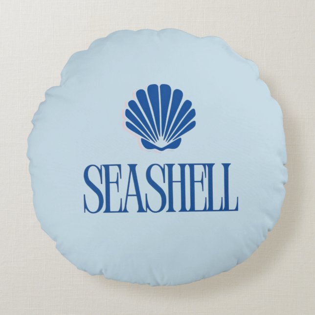 Seashell Round Cushion (Front)
