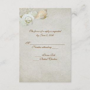 Seashell RSVP Card