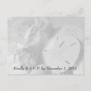 Seashell RSVP Postcards