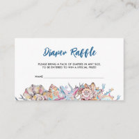 Seashell Sea You Soon Baby Shower Diaper Raffle