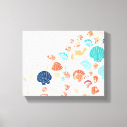 Seashell Shore Canvas Print