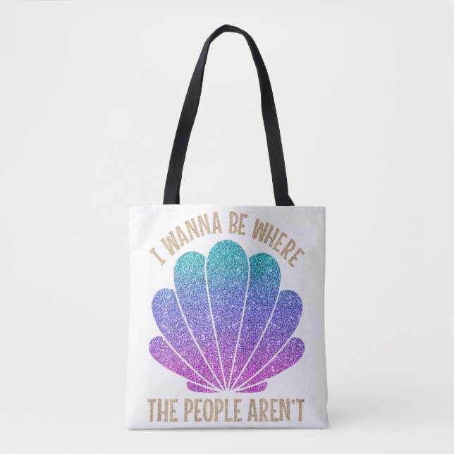Seashell Solitude Tote Bag (Front)