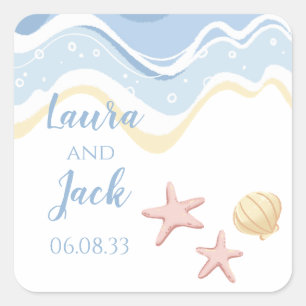 Seashell Starfish Ocean Sea Theme Sticker