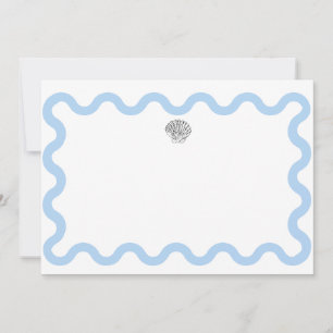 Seashell Stationary Card