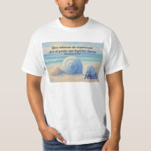 Seashell T-Shirt with Romans Verse
